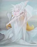 Untitled by Juliana Seraphim, Oil on canvas, sold Jul 2025