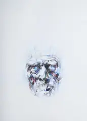 Image of samuel beckett by Louis le Brocquy, Oil on canvas, sold Jul 2025