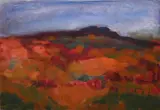Evening by Norman Adams, Oil on canvas, sold Jul 2025