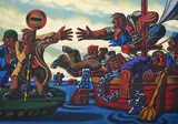 The last boat by John Duffin, Oil on canvas, sold Jul 2025