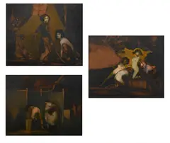 Untitled by Ansel Krut, 1998, Oil on copper Each, sold Jul 2025