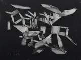 Untitled (black) by Roy Turner Durrant, Gouache, sold Jul 2025
