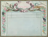 Design for a 1936 post office telegram by Rex Whistler, Watercolour, ink and pencil on paper laid down to board Variously inscribed throughout, sold Jul 2025