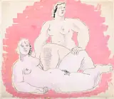 Untitled by Frank Dobson, Watercolour, ink and gouache, sold Jul 2025