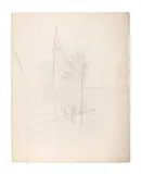 Sarajevo tower by Stanley Spencer, Pencil, sold Jul 2025