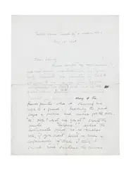 Letter from claude rogers to stanley spencer by Claude Rogers, Ink, sold Jul 2025