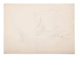 Reclining nude, study of patricia by Stanley Spencer, Pencil, sold Jul 2025