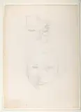 Head study, kathleen lambert by Stanley Spencer, 1925, Pencil, sold Jul 2025