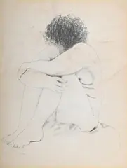 Nude by Mary Newcomb, Pencil, sold Jul 2025