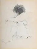 Nude by Mary Newcomb, Pencil, sold Jul 2025