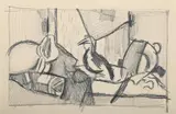 Still life by Keith Vaughan, Pencil, sold Jul 2025