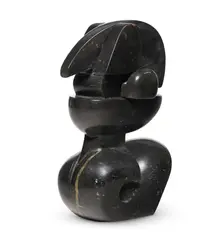 Abstract head by Andrea Cascella, sculpture, sold Jul 2025