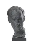 Untitled by Oscar Nemon, Bronze with dark green patina, sold Jul 2025