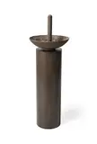 Lingam and yoni (grosse île) by Mike Kelley, 2002, Wood, metal, soil, wooden sticks, plastic, paper and dirt, sold Jul 2025