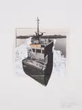 Untitled by Richard Wilson, watercolour and pencil, sold Jul 2025