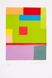 Untitled by Etel Adnan, Etching printed in colours, sold Jul 2025