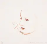 Untitled by David Hockney, Lithograph printed in sepia, sold Jul 2025