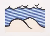 De Denver au Montana, Depart 27 Mai 1972 by Roy Lichtenstein, Etching with aquatint printed in colours, sold Jul 2025