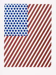 Amérique by Roy Lichtenstein, Etching with aquatint printed in colours, sold Jul 2025