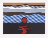 De Nouveau au-dessus de Denver by Roy Lichtenstein, Etching with aquatint printed in colours, sold Jul 2025