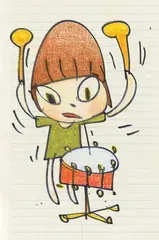 Untitled by Yoshitomo Nara, lithograph, sold Jul 2025