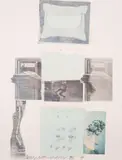 Untitled by Robert Rauschenberg, lithograph, sold Jul 2025