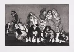 Untitled by Paula Rego, Etching with aquatint, sold Jul 2025
