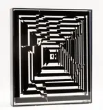 Untitled by Victor Vasarely, Screenprint on plexiglass multiple, circa, sold Jul 2025