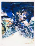 Untitled by Zao Wou-ki, Lithograph printed in colours, sold Jul 2025