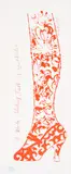 Untitled by Andy Warhol, Offset lithograph printed in red, sold Jul 2025