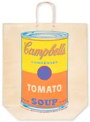 Untitled by Andy Warhol, Screenprint in colours on paper shopping bag, sold Jul 2025