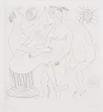 Untitled by Terry Frost, Etching, circa, sold Jul 2025