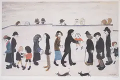 Untitled by L. S. Lowry, Offset lithograph printed in colours, sold Jul 2025