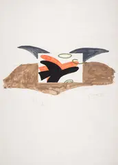 Amitié (Affiche pour l by Georges Braque, Lithograph printed in colours, sold Jul 2025