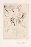 Untitled by Pierre-Auguste Renoir, Drypoint printed with tone, circa, sold Jul 2025