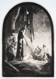 Untitled by Rembrandt Harmensz van Rijn, engraving, sold Jul 2025