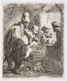 Untitled by Rembrandt Harmensz van Rijn, Etching, circa, sold Jul 2025