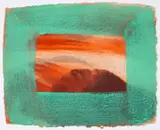 Untitled by Howard Hodgkin, Etching with carborundum printed in colours, extensively hand-coloured in acrylic, sold Jul 2025
