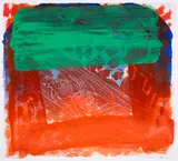Untitled by Howard Hodgkin, etching, sold Jul 2025