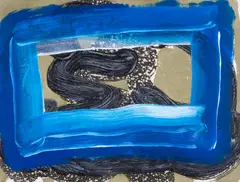 Untitled by Howard Hodgkin, etching, sold Jul 2025