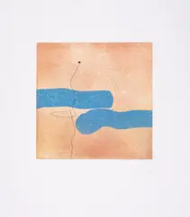 Untitled by Victor Pasmore, Etching with aquatint printed in colours, sold Jul 2025