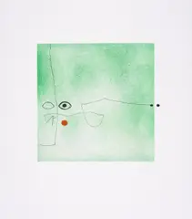 Untitled by Victor Pasmore, Etching with aquatint printed in colours, sold Jul 2025