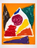 Untitled by John Hoyland, Etching with aquatint printed in colours, sold Jul 2025