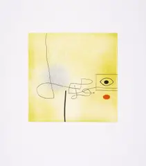Untitled by Victor Pasmore, Etching with aquatint printed in colours, sold Jul 2025