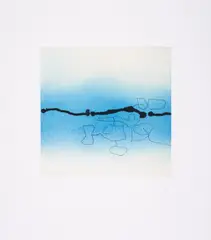 Untitled by Victor Pasmore, Etching with aquatint printed in colours, sold Jul 2025