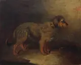 Terrier by British School, 19th century, oil on canvas, sold May 2014