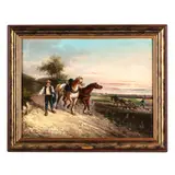 Untitled by Aline Bernard, Oil on canvasSwedish Country SceneSigned l/r25in. x 19in. (64cm. x 48cm)Framed:, sold Oct 2023