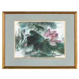 Water color and by Lampo Leong, ink on paperSigned l/l.16in. x 12in. (41cm.x 31cm)Framed: 25in. x 19in (63cm. x, sold Oct 2023