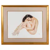 Legacy Nude #8, Nice and Easy by Alberto Vargas, Lithograph on opalesque paper. Limited, offered Oct 2023