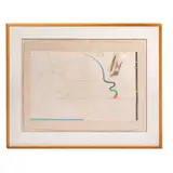 Spiral and Free Curve, 1979.Color by Herbert Bayer, lithograph on handmade paper by Don Farnsworth, offered Sep 2023